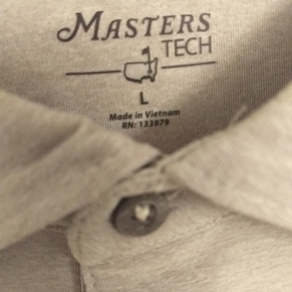 Augusta National The Masters Tech Gray Golf Polo - Picture 4 of 7